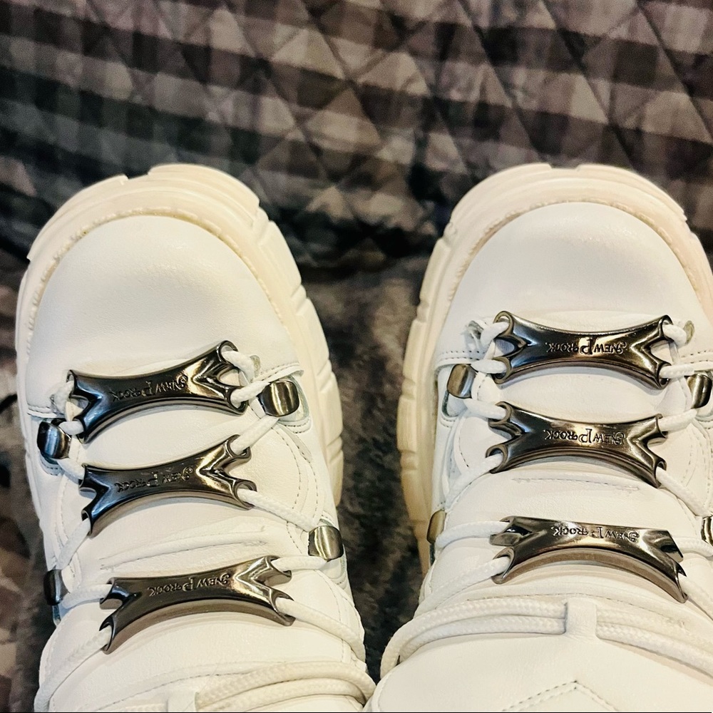 New Rock white sneakers size 5 - Picture 8 of 12